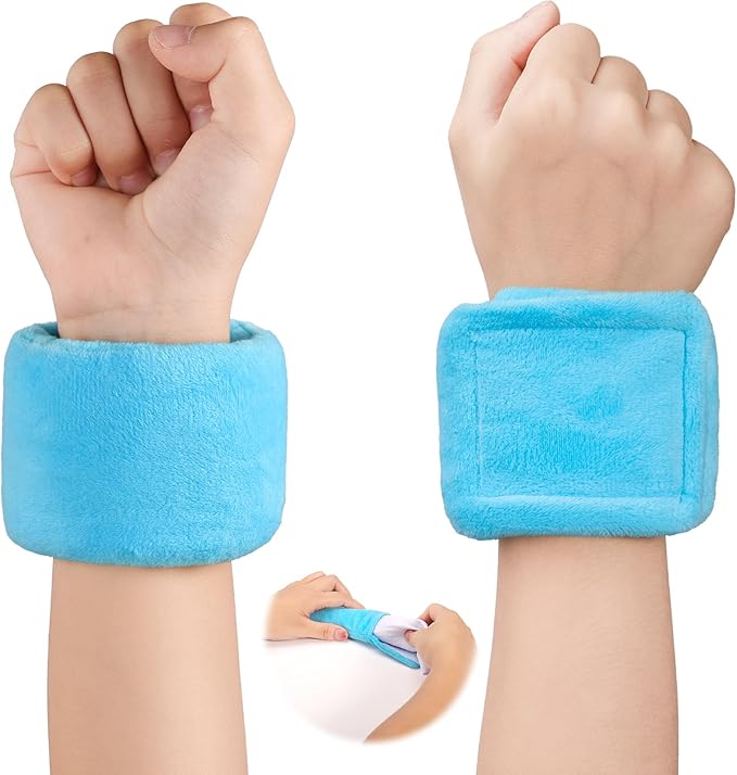 Weighted Sensory Bracelets for ADHD, Autism, SPD and CP Kids, Deep Pressure to Improve Sensory Awareness, Soft Calming Tools to Enhance Focus & Hand Stability Perfect for Classroom and Home Use
