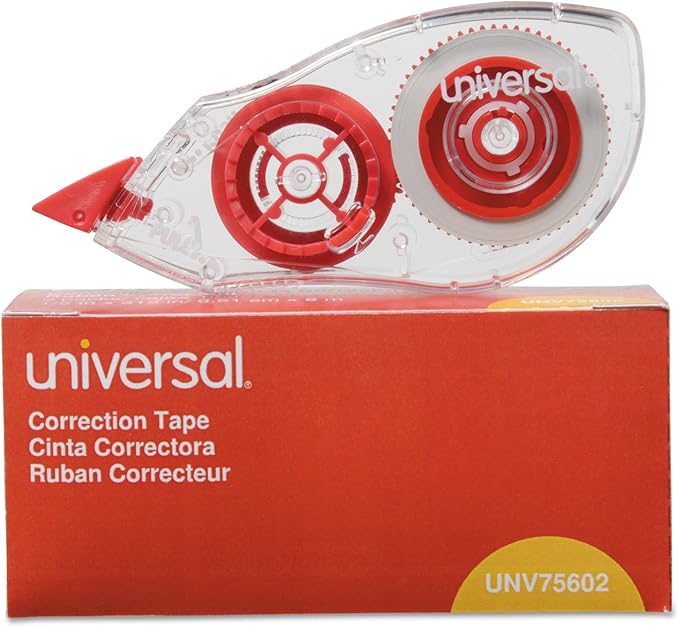 Correction Tape with Two-Way Dispenser, 2/Pack [Set of 2]