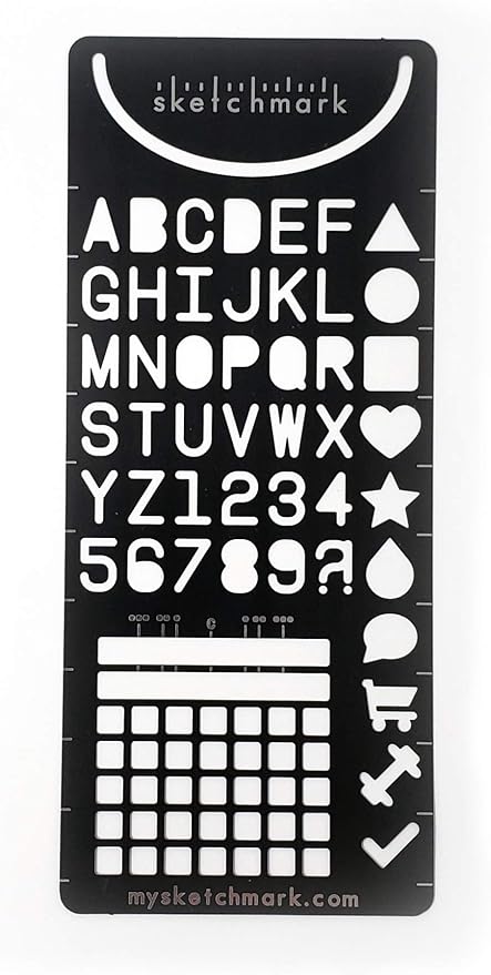 Journal Bookmark: Stainless Steel Journal Bookmark Stencil