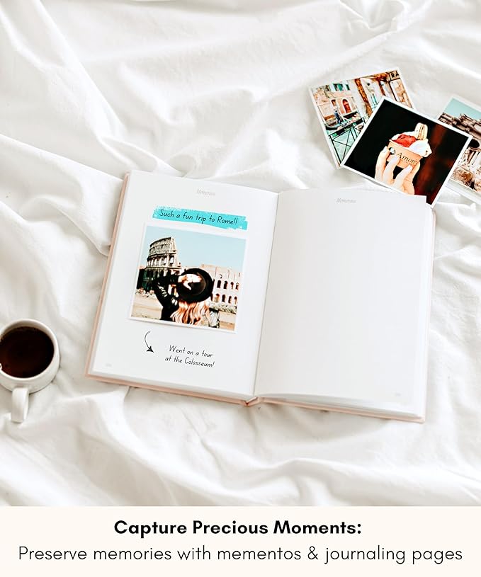 Lamare Bucket List Journal with Guided Prompts – 200+ Ideas to Dream, Plan & Reflect | Minimalist Hardcover Adventure Bucket List Book | Gift for Couples & Individuals