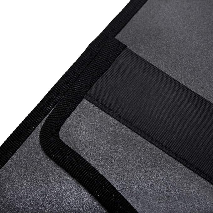 Business Portfolio Padfolio Briefcase for Laptop Document Receipt Note Storage Organizer Large Foldable Expandable File Folder Project Tablet A4 Paper Carrying Case Holder With Handles