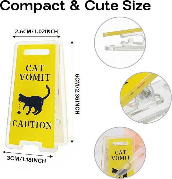 30 Pcs Office Note Holder Clips, Mini Acrylic Yellow Desk Signs Decor Gift for Colleague Leader Employee Birthday