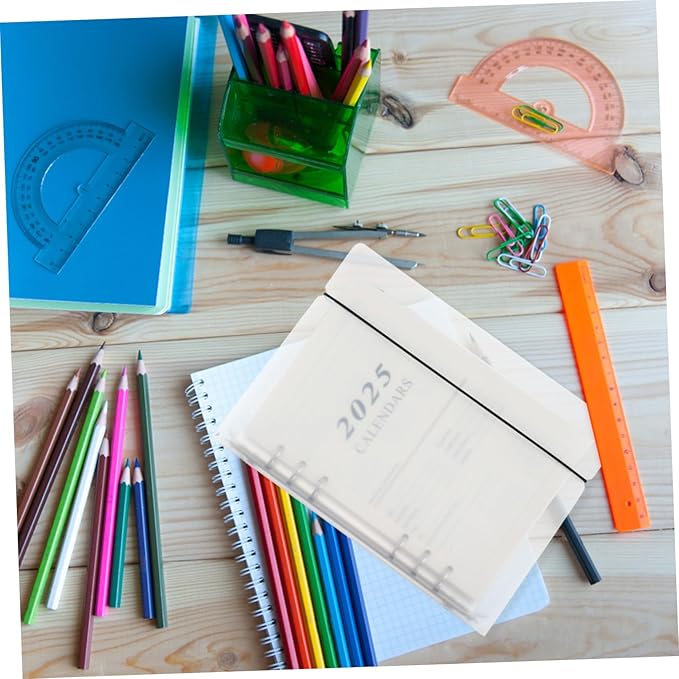 KALLORY Yearly Planner Notepad Multi Function Daily Organizer for Home and Office and Material Smooth Writing for Planning Note Taking and Journaling