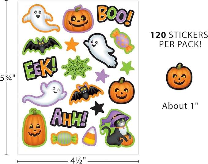 Teacher Created Resources Halloween Stickers (TCR6944)