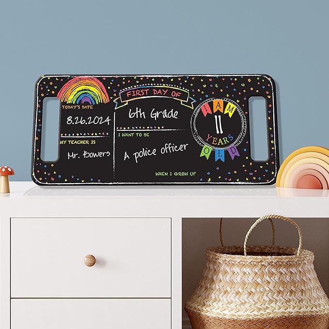 RoomMates First/Last Day of School Rainbow Chalkboard, RMK5369CB