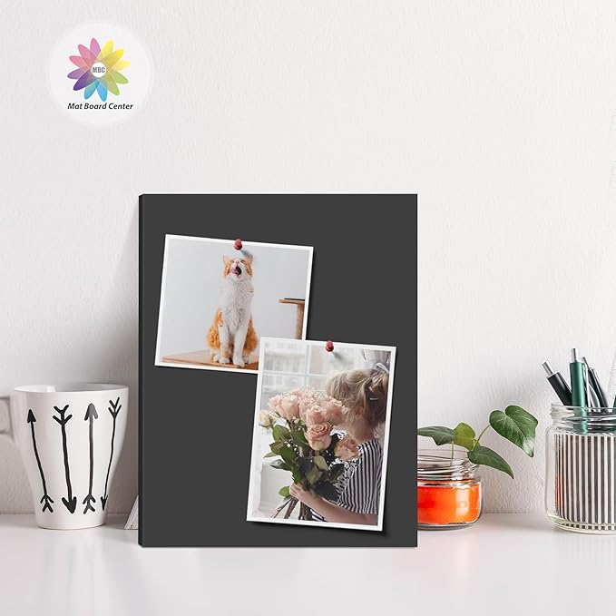 Mat Board Center Premium Black Foam Core Board - 24x36 Inches, 3/16" Thick - 10 Pack, Acid-Free - Ideal for Mounting, Crafts, Art, and Presentations