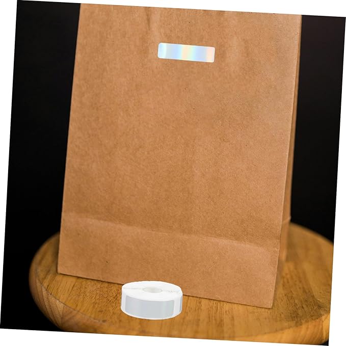 Operitacx 1roll Self-Adhesive Thermal Labels Printing Compatible Printers for Shipping Bottles Name Tags of Stickers