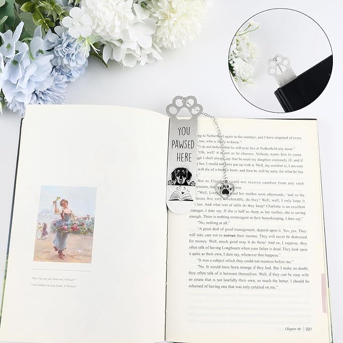 Dachshund Gifts for Women Men Funny Bookmarks Bulk Dachshund Dog Bookmarks for Book Lovers Dachshunds Dog Lover Cute Metal Book Mark Birthday Gifts for Reader Coworker Friends Adults Dogs Owner Lover
