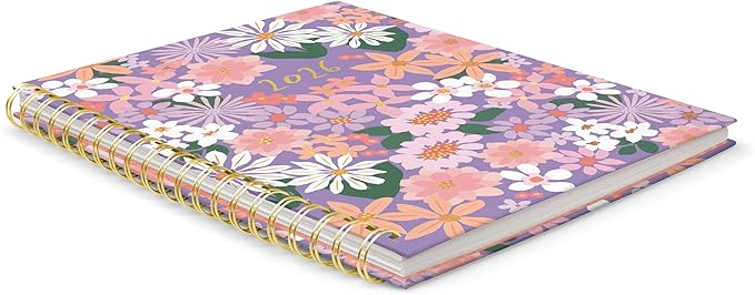 Orange Circle Studio 2026 Planner, Secret Garden, Extra Large Spiral Planners, Weekly & Monthly Planner for School or Work, Note Pages, Budget, Goal & Hydration Tracker, 256 Stickers