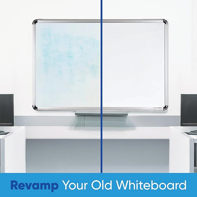Dry Erase Sticker for Wall, 80" x 18" No Ghosting Peel and Stick White Board Roll, Stain-Proof Self-Adhesive Whiteboard Paper for Home, Office, Classroom