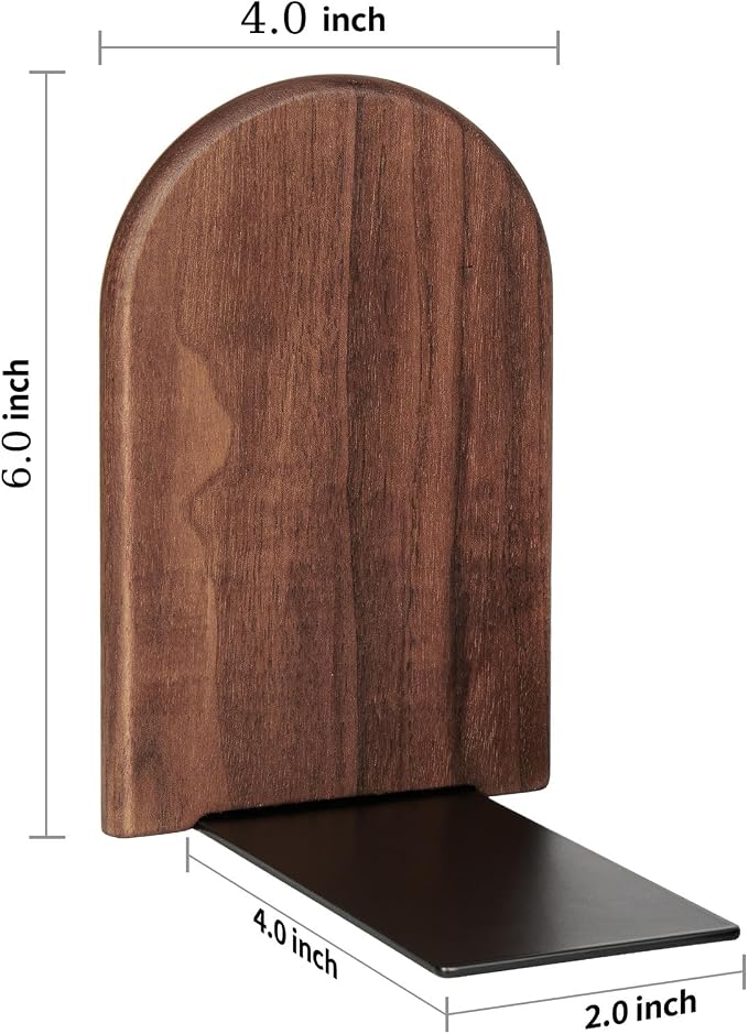Book Ends,Bookends Wood Book Ends Universal Economy Bookend (16, Medium)