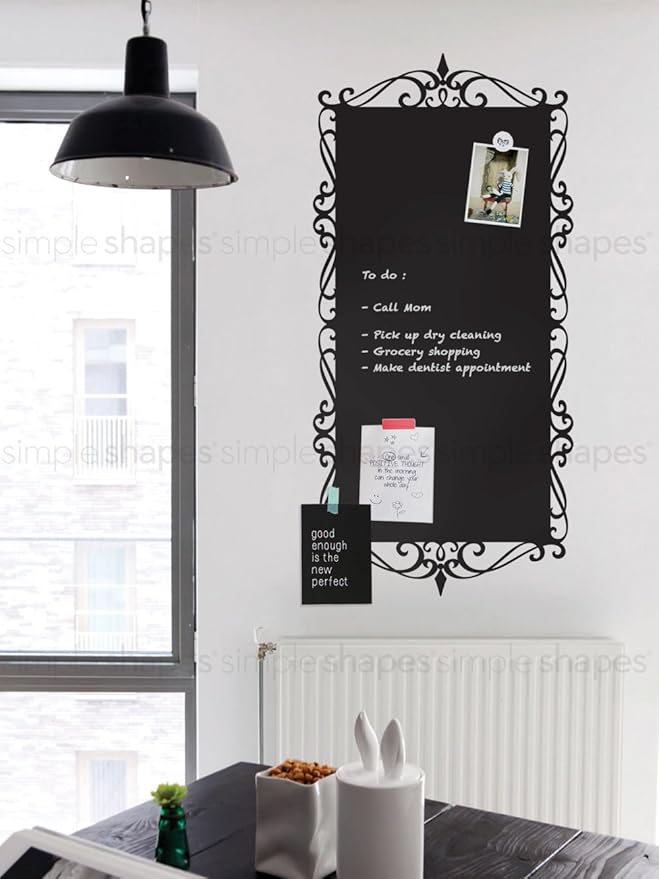 Decorative Chalkboard Wall Decal - 23" x 48"- by Simple Shapes