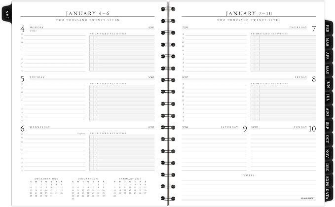 AT-A-GLANCE 2027 Appointment Book Planner Refill, Weekly & Monthly, 6.5" x 8.75", Executive (709081027)