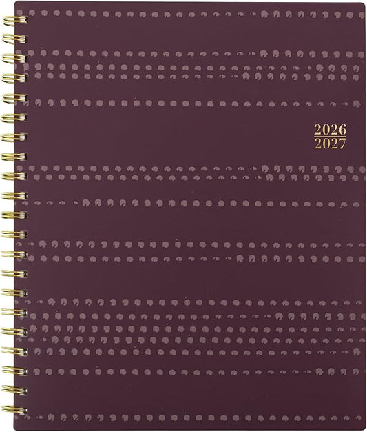 Cambridge Planner 2026-2027 Weekly & Monthly Academic 12-Month July-June, 8-1/2" x 11", Stria (1797-905A)
