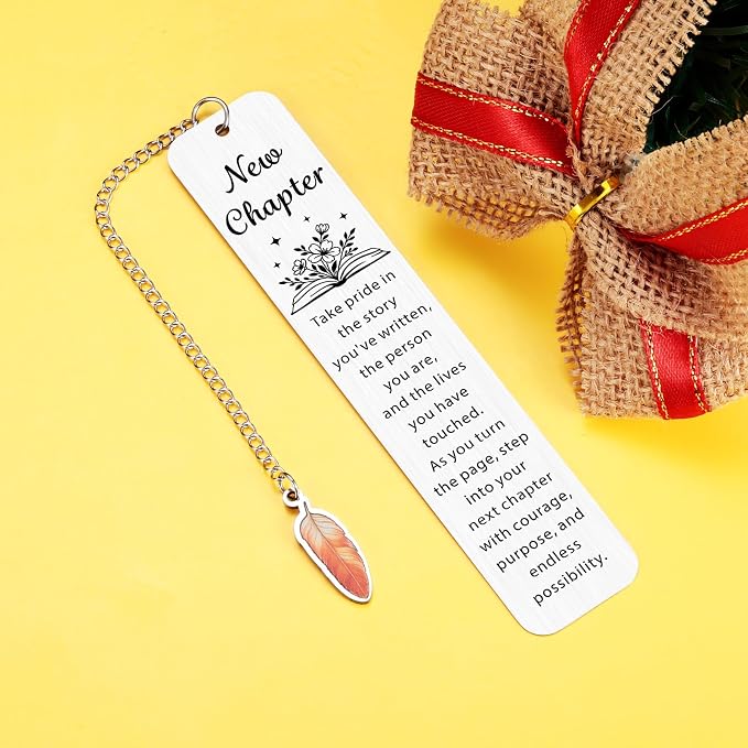 Coworker Leaving Gifts for Women, Retirement Bookmark for Women Men, Retirement Gifts for Woman, Going Away Farewell Gift for Coworkers, Graduation Gifts for Women Men