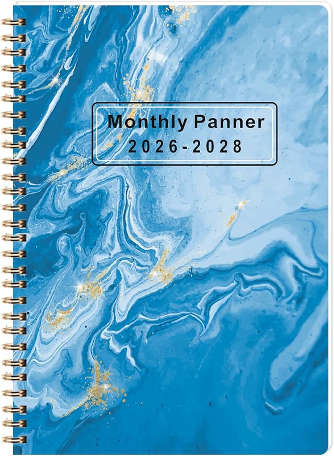 2026-2028 Monthly Planner - 3 Year Monthly Calendar/Planner 2026-2028, 5.9" x 8.5", 36 Month Calendar Planner, Planners with Twin-Wire Binding, Lined Notes Pages