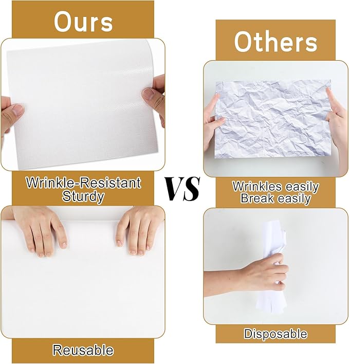 Woven Bulletin Board Roll White Woven Reusable Waterproof Erasable Bulletin Board Wrinkle Resistant Poster Non-Woven Fabric Bulletin Board Roll for Classroom Decor Wrap Crafts 15.55" x40ft