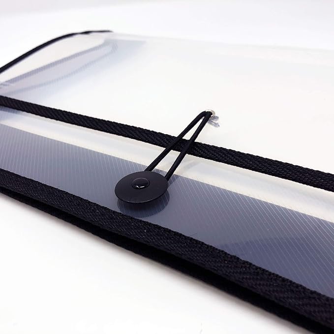Lion Expand-N-File Poly Expanding Wallet, Legal, 16" x 10" x 0.5" (Max. Capacity 3"), Clear, 1ea. (48170-CR)