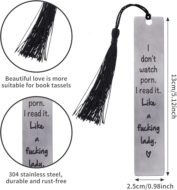 Ouligay Funny Bookmarks for Women Book Lover Gifts Book Marker for Reading Cute Metal Bookmark Books Club Gift Books Accessories Best Friend Birthday Graduation Gifts for Bookworm Bookish Coworker