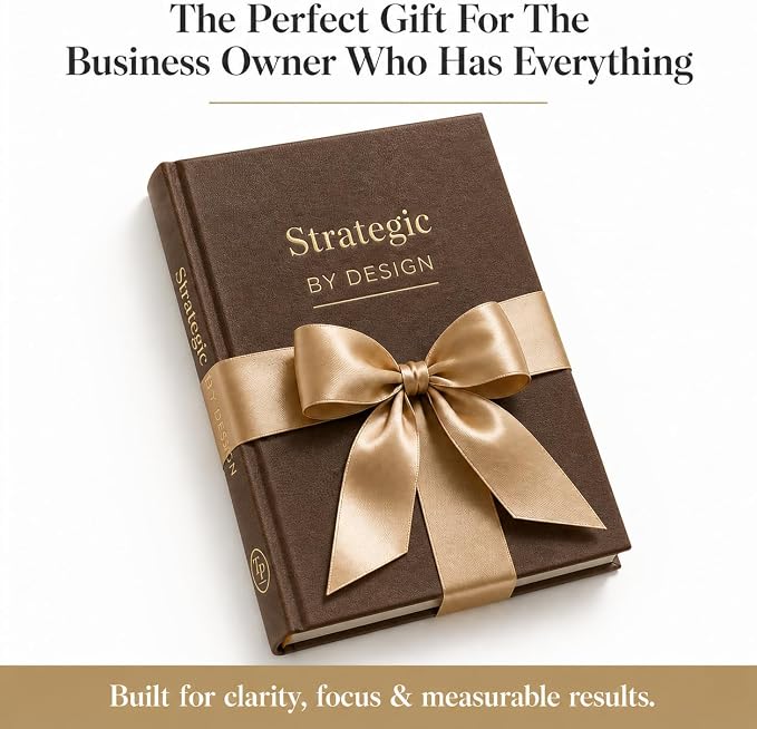 Goal Planner and Monthly Business Planner for Entrepreneurs, Coaches and Small Business Owners, Undated A5 Goal Setting Journal with Guided Prompts, Strategic by Design