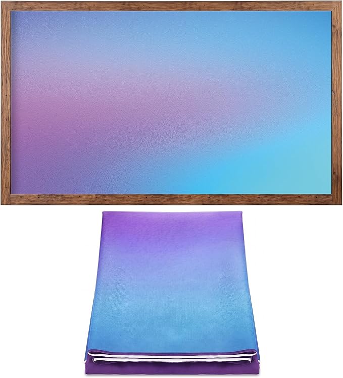 Mindsoft Bulletin Board Paper 48'' x 107'' Class Boards for Classroom Bulletin Boards Everyone is Welcome Classroom Board Decor Pillows Curtains Crafts (Purple Blue,1 Pc)