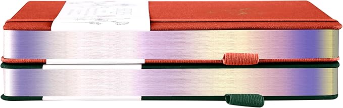 A5 Bullet Dotted Journal Notebook | 160gsm Thick Bleedproof Paper, Lay Flat Binding, 160 Numbered Pages | Hard Cover Dot Grid Notebook/Bullet Journals for Creatives & Professionals-BEE