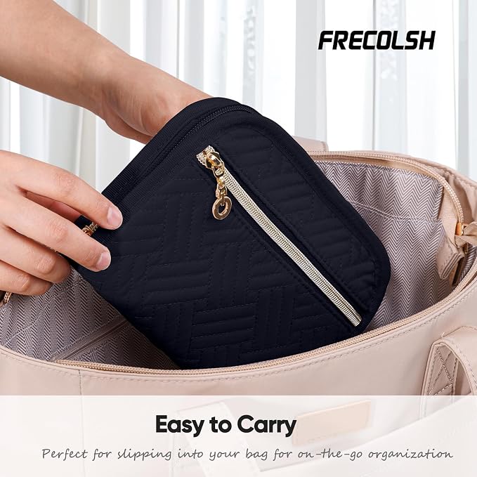 Receipt Organizer with 12 Pockets 8x5.5 Small Receipt Holder Organizer - Accordion File Organizer - Cash/Bill Organizer -Coupon Holder - Budget Binder Money Organizer for Travel, Business