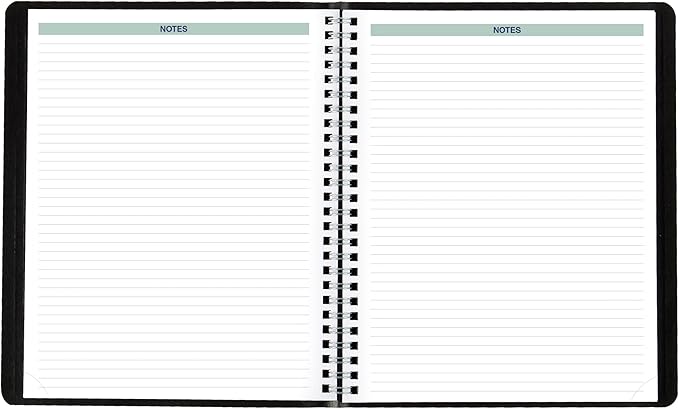 Blueline® 2026 Plan & Link™ Essential Weekly Planner, Appointment Book, 12 Months, January to December, 9.25" x 7.25", Black (C5275.81T-26)