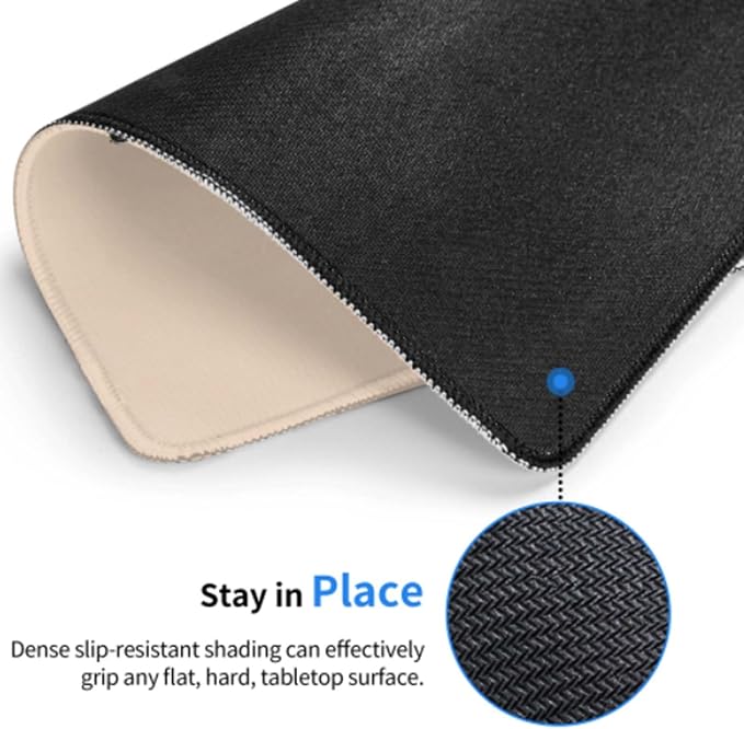 Voltique Mouse Pad Small Desk Mat, Cat Computer Mousepad with Stitched Edges Non-Slip, Keyboard Mouse Pad for Desktop Office Desk Accessories
