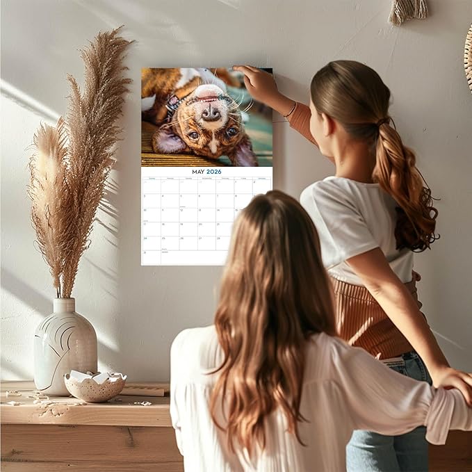 2025 2026 Basenji Calendar - Dog Breed Monthly Wall Calendar - 12" x 18" Open - Thick No-Bleed Paper - Giftable - Academic Teacher's Planner Calendar Organizing & Planning - Made in USA