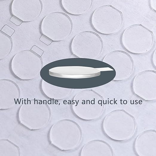 Adhesive Stick dots Two-Sided Sided Mounting Putty Stick Tack for Wall Hanging Crafts Balloons Festival Party Decorations,Clean Removable(0.79"*0.79"-120)