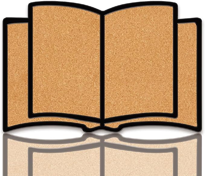 CRASPIRE Book Pin Cork Board 11.8x7.87In Framed Bulletin Display Badge Wooden Saddle Brown Wall Mounted Memory Memo Brooch Lapel Pin Holder Storage for Home Office School Classroom Wedding Decoration