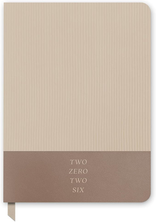 Orange Circle Studio Academic Planner 2025-2026, Sand Dollar, Medium