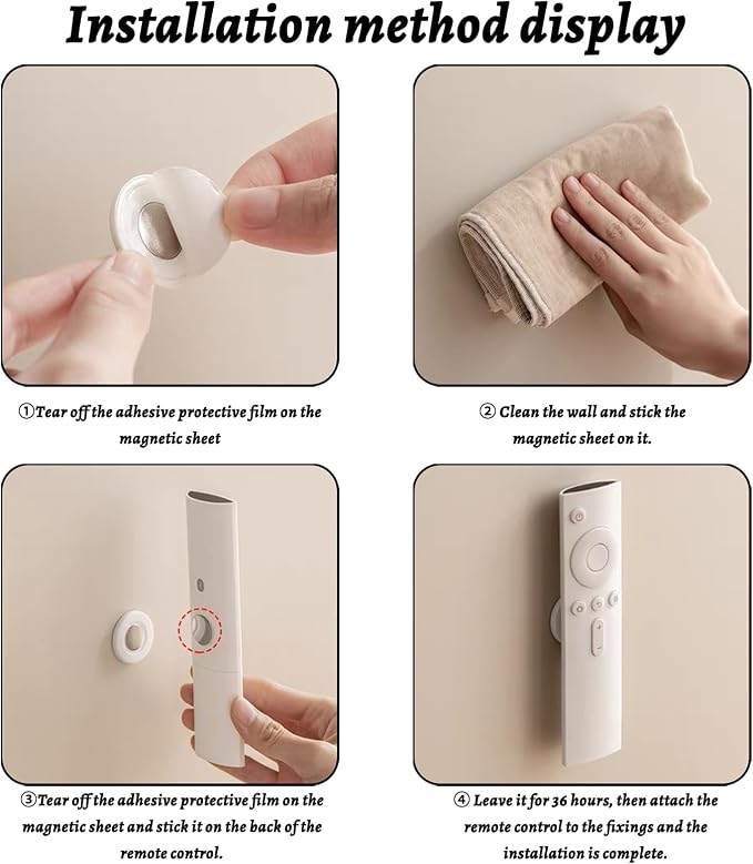 12pcs Magnetic Remote Control Holder Remote Control Holder,Remote Holder,Magnetic Remote Holder,Tv Remote Holder,Remote Holder Wall Mount,For Silicone Remote Holder Wall Mount, Tv & Tool Holder