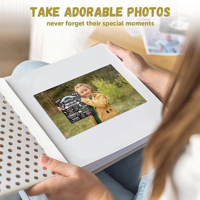 FaCraft First Day of School Sign-11x14 Double Sided Back to School Signs First and Last Day of Kindergarten Chalkboard Sign Preschool Pre k Signs Board Reusable Photo Prop for Kids Girl Boy Photo Prop