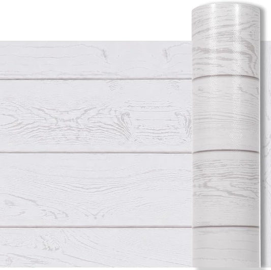 White Wood Bulletin Board Roll Reusable Waterproof Erasable White Wood Non-Woven Fabric Bulletin Board Roll Wrinkle Resistant Background Poster for School Classroom Decor Wrap DIY Crafts 15.7" x 20ft