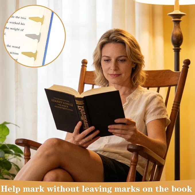 100 Pcs Page Book Darts Bookmarks,Page Nibs Bookmarks,Mini Thin Pages Nibs,for Reading Teachers Students Book Lovers Men, 2 Colors