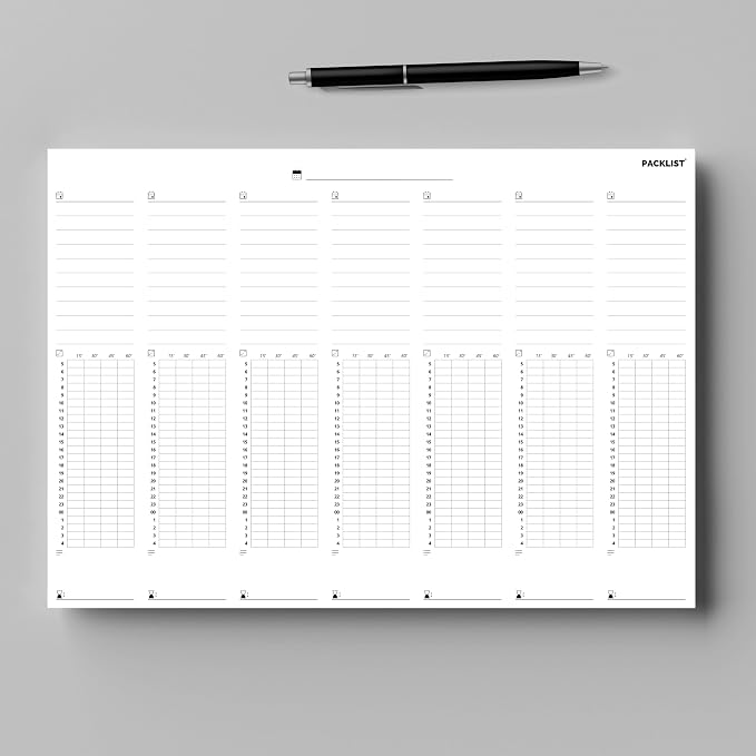 Weekly Study Planner - Academic Organizer, Week and Day Timetable - Goals, Subjects, To-Do List, Notes, Study Hours - Planner for Exams