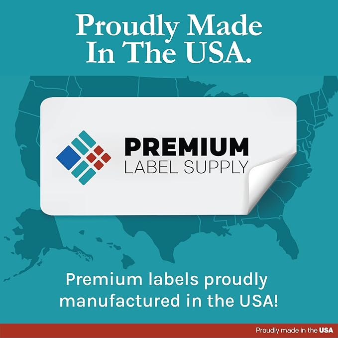 Premium Label Supply White Sticker Barcode Labels – 2" x 1" – Laser/Inkjet Compatible – (40 per Sheet), 1000 Sheets – 40,000 Total Adhesive Labels