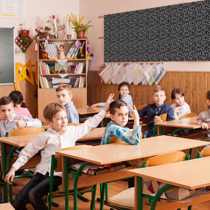 Mindsoft Bulletin Board Paper 48'' x 107'' Class Boards for Classroom Bulletin Boards Everyone is Welcome Classroom Board Decor Pillows Curtains Crafts(Composition,1 Pc)