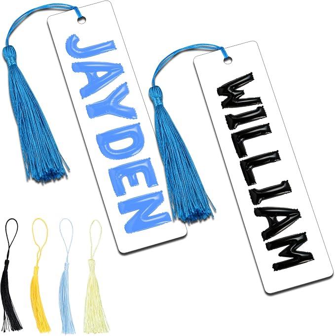 Personalized Bookmarks for Women Book Lover Birth Flower Birthday Customized Gifts for Reading Her Daughter Friends (Aluminum Alloy #2)