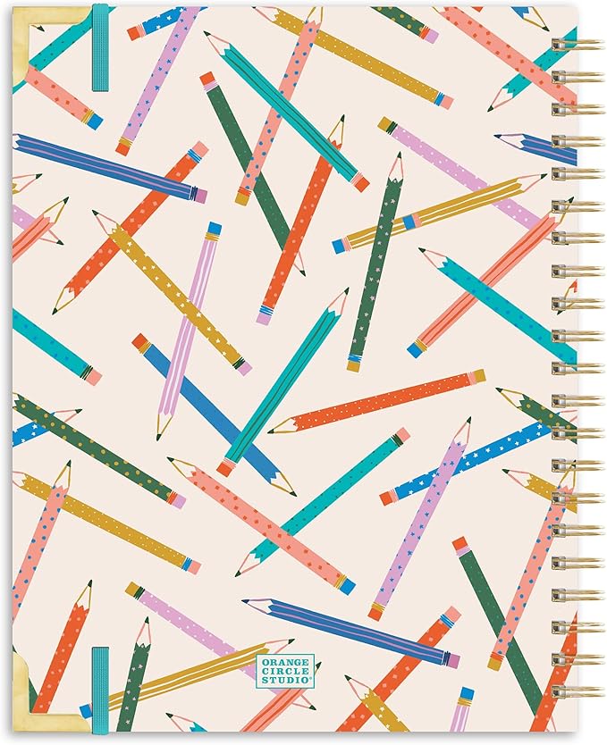 Orange Circle Studio 2026 Planner, Make Your Mark, Deluxe Extra Large Spiral Planners, Weekly & Monthly Spiral Notebook Planner For School or Work, Appointment, Budget & Goal Tracker