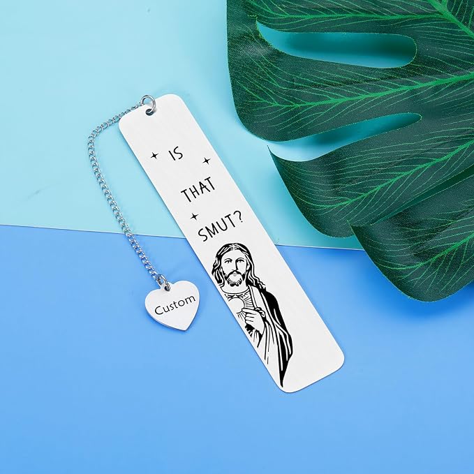 Personalized Funny Gift Bookmark for Women & Men Book Lovers & Readers - Custom Christian Book Marker for Coworker, Sister, Best Friend - Christmas & Birthday Gift for Adults, Teen Boys & Girls