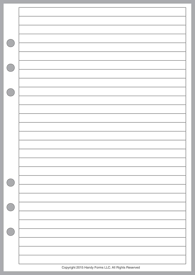 A5 Size Auto Fuel and Maintenance Log, Sized and Punched for6-Ring A5 Notebooks by Filofax, LV (GM), Kikki K, TMI, and Others. Sheet Size 5.83" x 8.27" (148mm x 210mm)