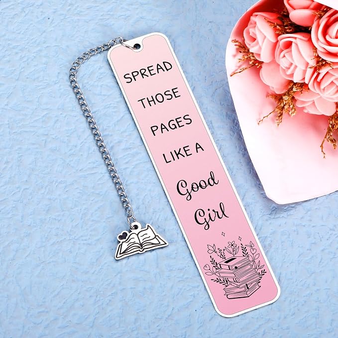 Funny Book Marks for Reading Women Dark Romance Bookmarks for Women Girls Adult Spicy Bookmark for Book Lovers Bookish Book Accessories Christmas Birthday Gift Gag Gifts Basket Stuffers