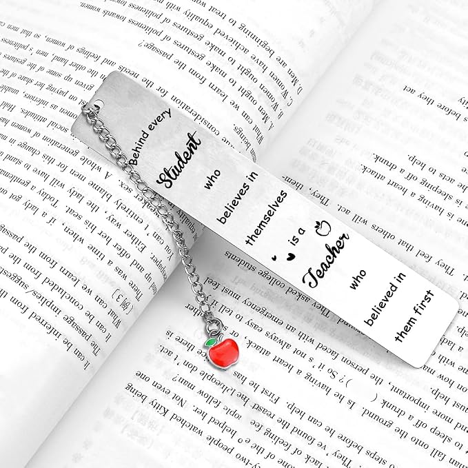 Quimoy Teacher Appreciation Gifts - Bookmarks for Women, Gifts for Teachers Day, Graduation, Retirement, Christmas