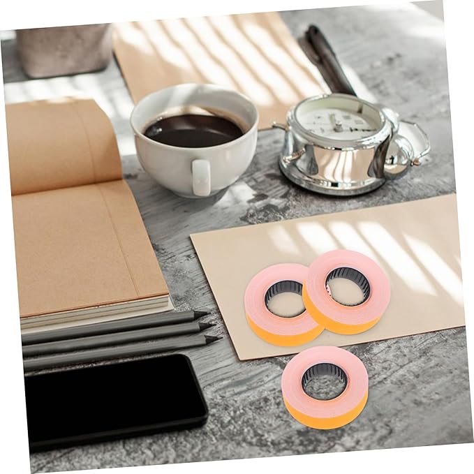 10rolls Pricemarker Labeler Stickers Price Tag Paper Accessory for Price Labeller Long-Lasting Use