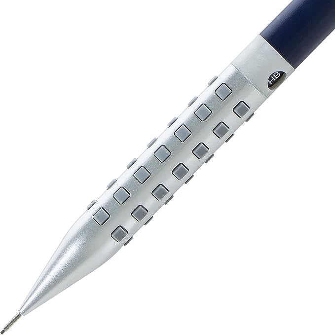 Pentel Smash Drafting Mechanical Pencil (0.5mm) - Special Edition Silver and Navy w/Tube