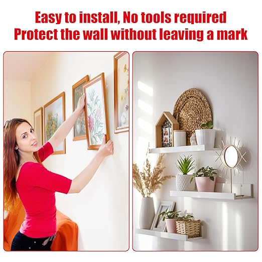 Double Sided Tape Heavy Duty, Waterproof Mounting Foam Tape, 16.5ft Length, 1.77in Width, High Temperature Resistant Adhesive Tape for Car, LED Strip Light, Office Decor, Uses VHB 5952 Raw Material