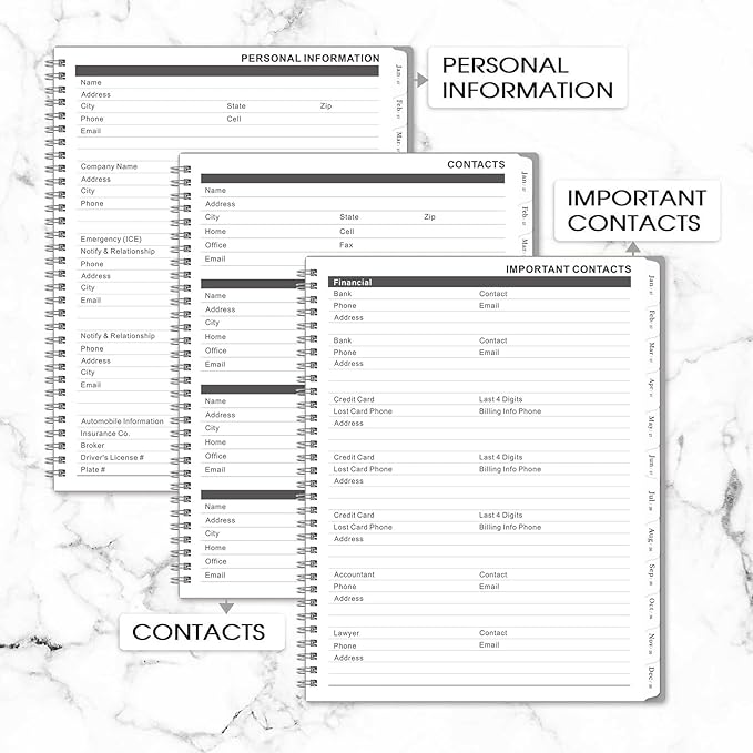Monthly Planner 2026-2028 - 24 Months Planner 2026-2027, July 2026 to June 2028, 9 x 11 Inch, Monthly Calendar With Tabs, Ample Writing Blocks, Good for School